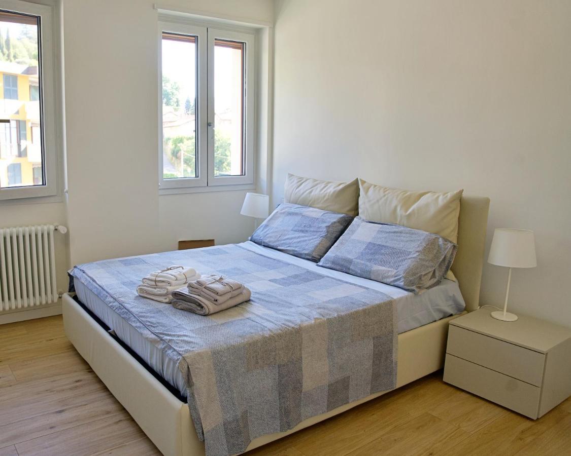 The Blue - Lake / City View Modern Apt Near Villa Olmo Como Dış mekan fotoğraf